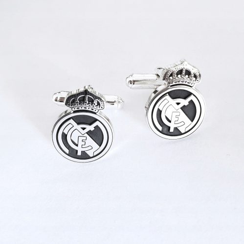  Cufflinks for shirt Real Madrid silver