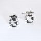  Cufflinks for shirt Real Madrid silver