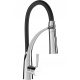 Mexen Aster Stand-Kitchen Faucet, Black, Silver