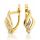  Earrings with zircons Luna 218-1 gold