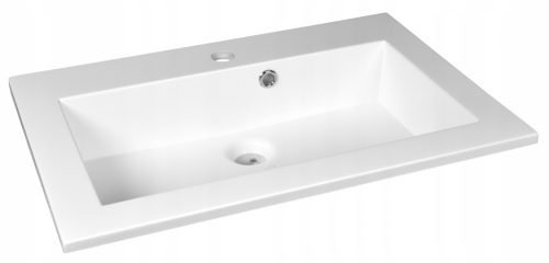 Rectangular countertop washbasin Conglomerate Design Line