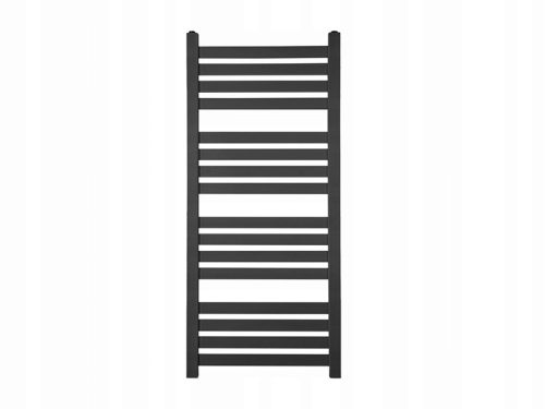  Lava 608 W 540 x 1200 mm black water bathroom radiator