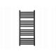  Lava 608 W 540 x 1200 mm black water bathroom radiator