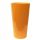  Flowerpot by Euro3plast, 33 cm x 33 x 61 cm, diameter 33 cm, plastic in orange, yellow and gold tones