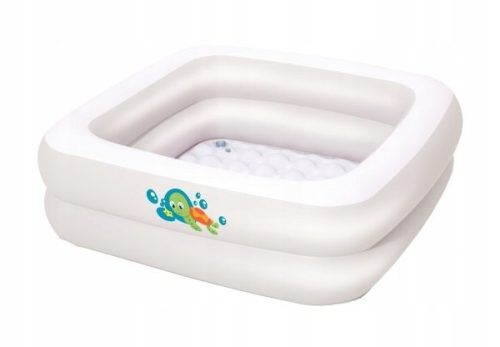 Bestway 51116 inflatable tourist bathtub 25x86x86 cm white