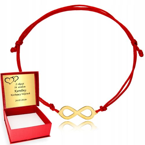  Euphoria Infinity Bracelet Red