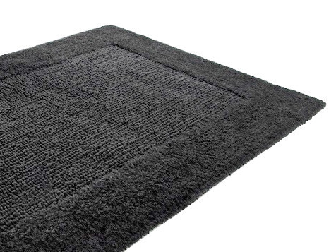 THICK COTTON MOCA DESIGN CARPET 50x75 GRAPHITE