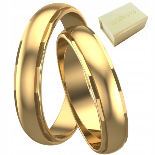  GOLD WEDDING RINGS SILVER 925 GOLD 585 ENGRAVING