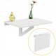  SoBuy rectangular white kitchen table 40 x 60 x 6 cm