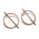  Artistic copper earrings - handicraft