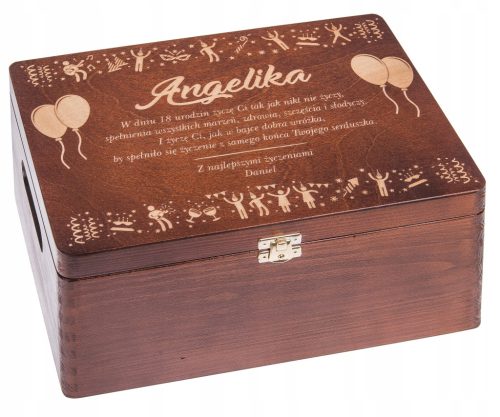  Gift box for 18 30 BIRTHDAY box engraving!