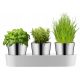 Pots and planters for outdoor and garden use WMF flowerpot 36 cm x 12.5 x 10.8 cm diameter 12.5 cm white metal