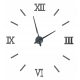 Clock for home DIY wall clock black 100cm