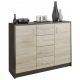  Mobene Modern chest of drawers 110 x 35 x 85 cm Wenge matt