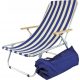 Sun loungers and garden and terrace E-Sezon deck chair, aluminum, blue