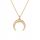  Gold plated necklace with moon ANIA KRUK