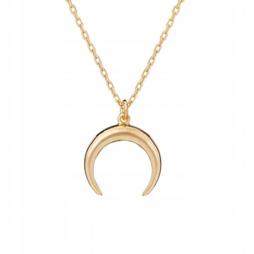  Gold plated necklace with moon ANIA KRUK