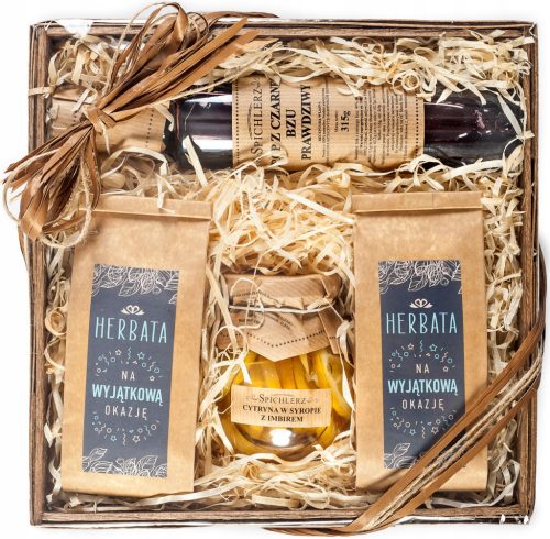  GIFT BASKET lemon tea and syrup GIFT set