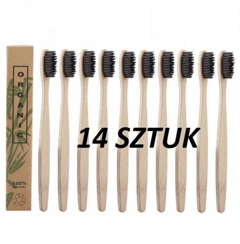 VEGAN ECO-TOOTHBRUSH MADE FROM NATURAL BAMBOO