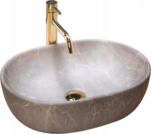 Rea Lara rectangular countertop washbasin