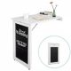  SoBuy rectangular white kitchen table 75 x 50 x 76 cm