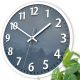  ModernClock wall clock, white, shades of grey, 30 cm