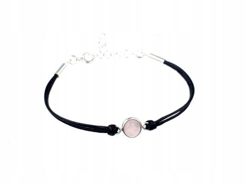  Silver bracelet rose quartz silver pr925