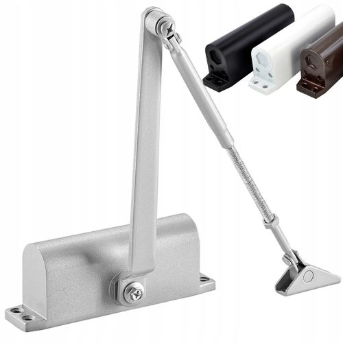 Manually operated door closer for doors up to 110 cm, maximum weight 85 kg