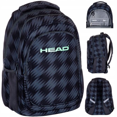  School backpack for teenagers, black graffiti