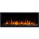 Built-in fireplace without heating function, electric Classic Fire, black, 11 W, 115 x 42 x 12.8 cm