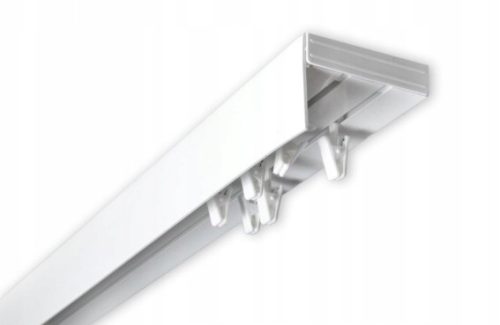  Curtain rod with cover, 2-track 360 PVC ceiling rail