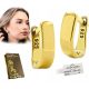  BEAUTIFUL ELEGANT 925 SILVER EARRINGS GOLD PLATED ENGLISH EARRINGS + FREE