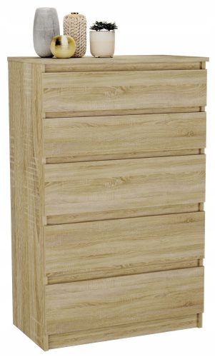  TopEshop M5 SONOMA chest of drawers 70 x 40 x 109.5cm Sonoma oak matt