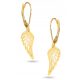  BEAUTIFUL GOLD EARRINGS HANGING WINGS 585