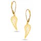  BEAUTIFUL GOLD EARRINGS HANGING WINGS 585