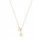  Gold-plated silver necklace with spades ANIA KRUK