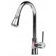 Msanit Oregon freestanding kitchen faucet, silver