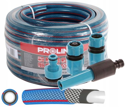  Proline 1/2 4-layer garden hose 20 m 99412 + Proline 99331 sprinkler nozzle