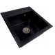 Casabe World AGNES single bowl sink, black granite