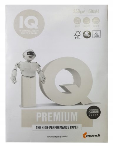  IQ office paper, A4 format, 250g, 150 sheets