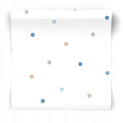 Children's wallpaper with dots for children G56520