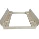 Wooden sandbox with bench 200x200x20