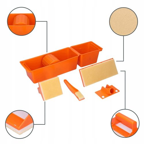 Euromal painting set, container, roller, brush