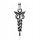  GEMMA TALISMAN SNAKE OF AESCULAUS CADUCEUS SILVER 925 (