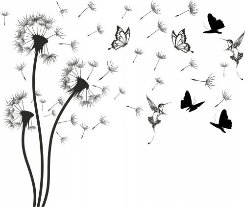  Dandelion Wall Sticker 200 x 350 cm