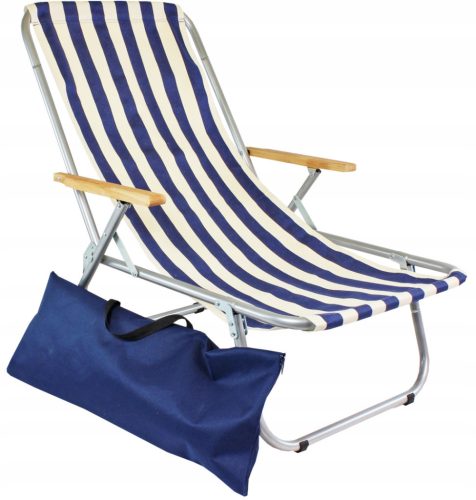  E-Sezon deck chair, folding deck chair, max. 150 KG, multi-colored aluminum