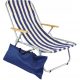  E-Sezon deck chair, folding deck chair, max. 150 KG, multi-colored aluminum