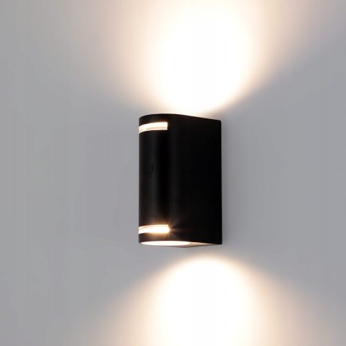 Garden wall lamps, outside Kwazar Luminaire garden wall light black GU10 11 W