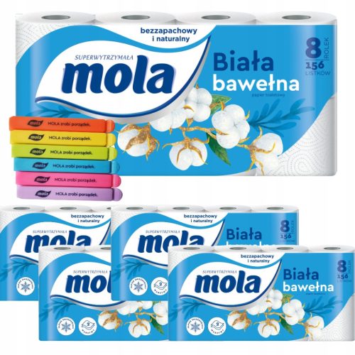  Mola unscented toilet paper 8 pcs.