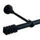  SINGLE CURTAIN ROD MODERN BLACK 19, 280 CM